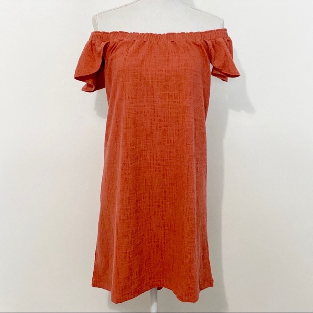 ✔️NWT-MADEWELL|Off the Shoulders Dress|Large
